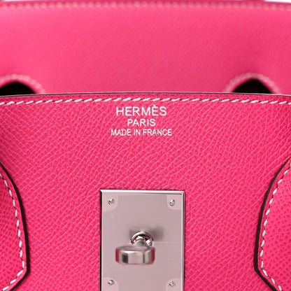 Hermes Epsom Candy Birkin 35 Rose Tyrien Rubis 6 of 9