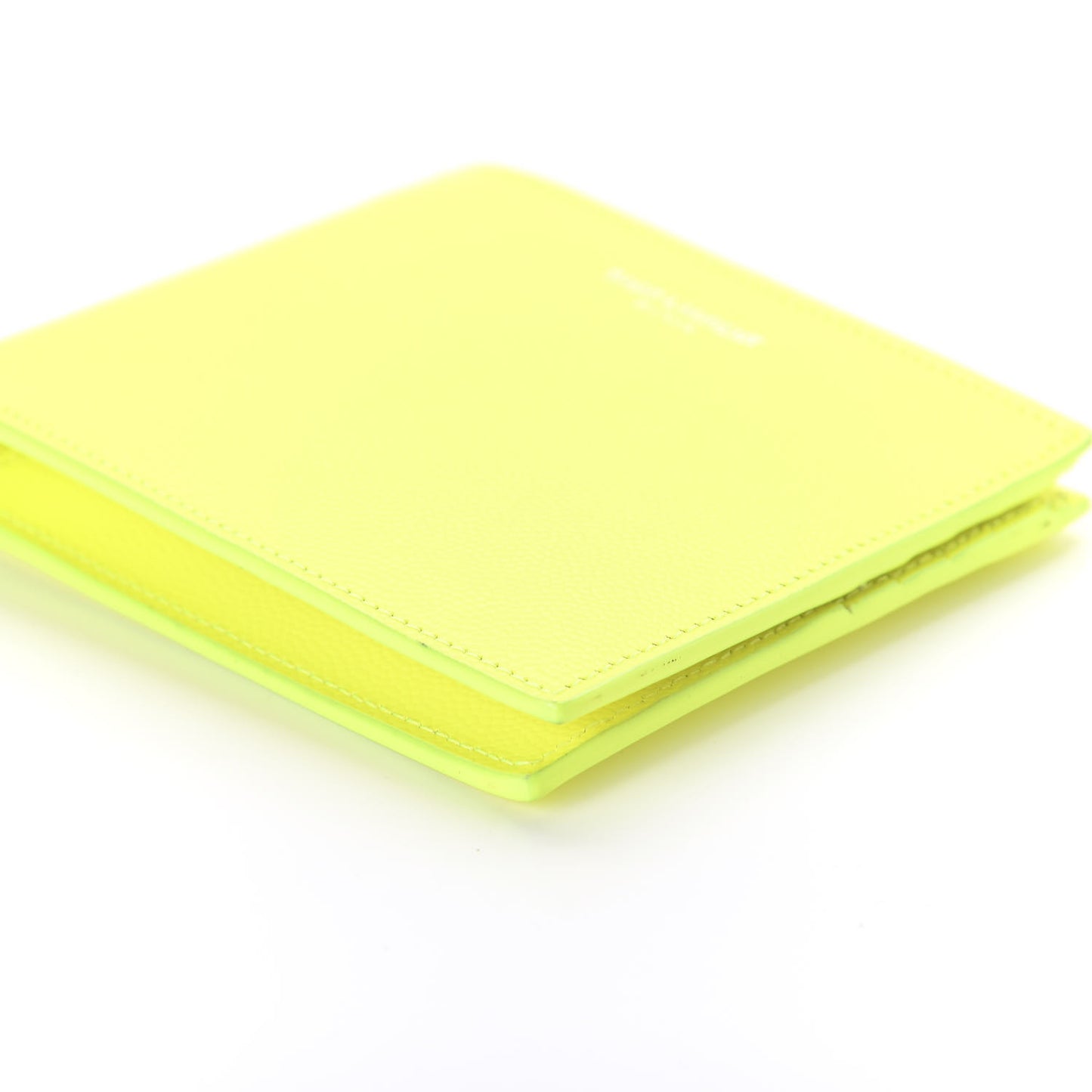 Grain De Poudre Paris East West Wallet Neon Yellow