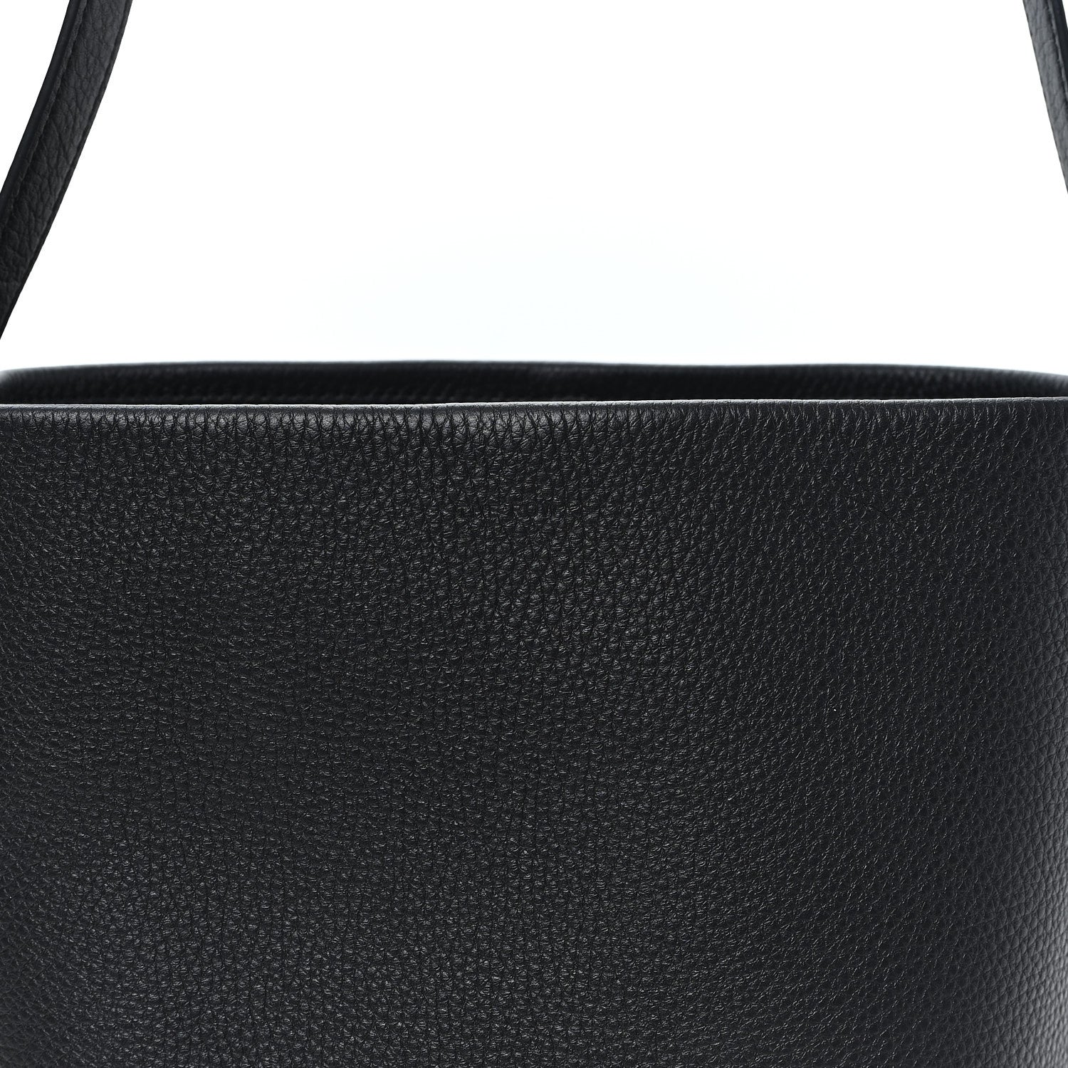 The Row Grained Calfskin Medium N/S Park Tote Black 7 of 9
