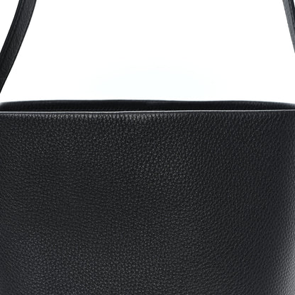 The Row Grained Calfskin Medium N/S Park Tote Black 7 of 9