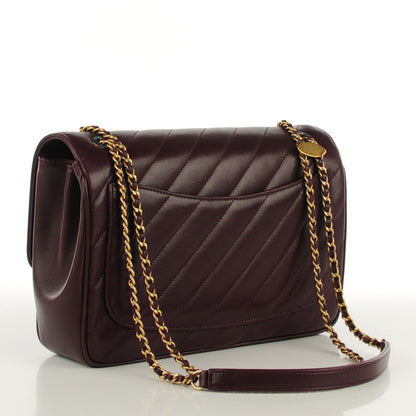 Chanel Lambskin Quilted Coco Vintage Jumbo Flap Purple 3 of 8