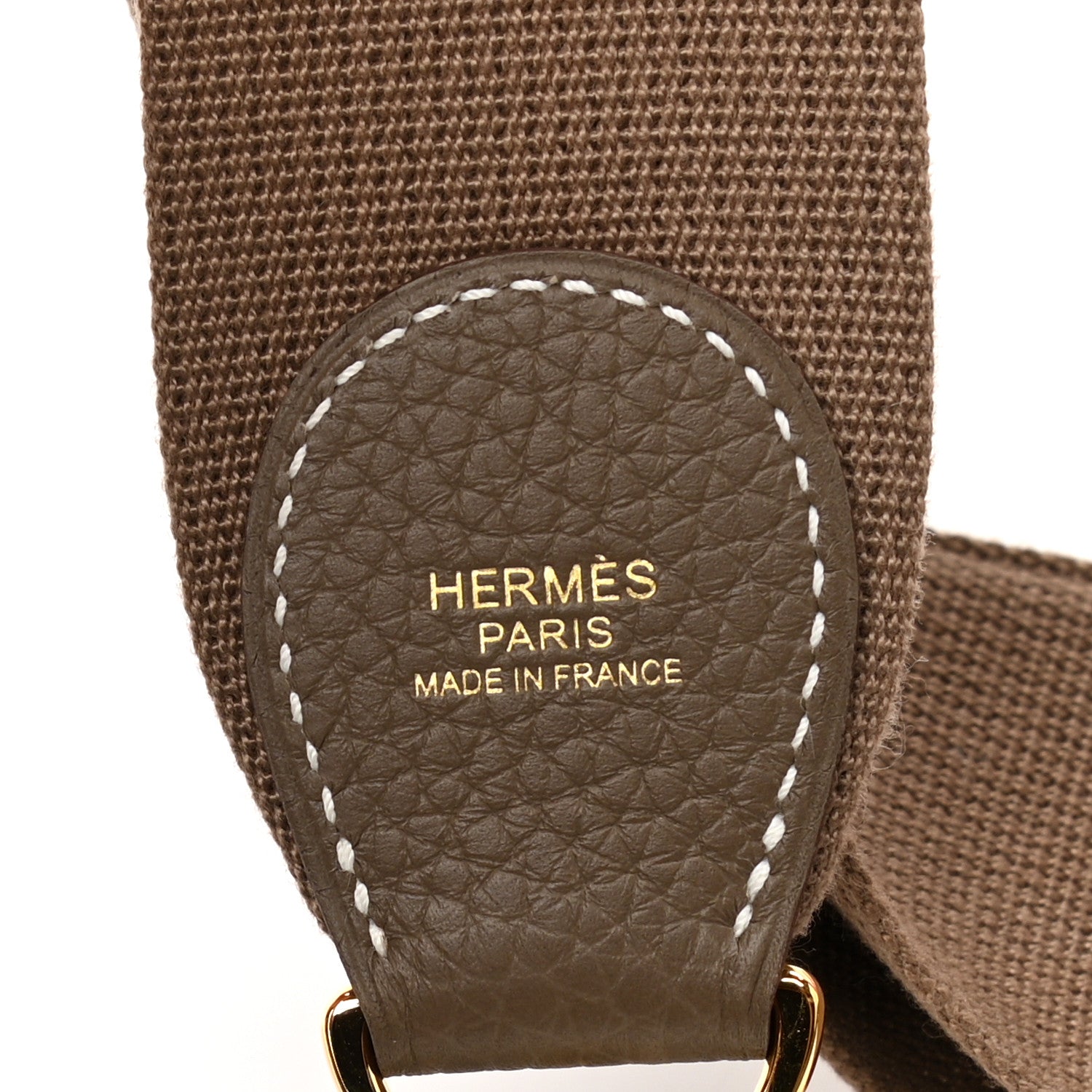 Hermes Taurillon Clemence Evelyne III PM Etoupe 7 of 12