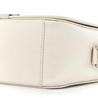 Off-White Calfskin Diag Flap Bag White Black 7 of 18