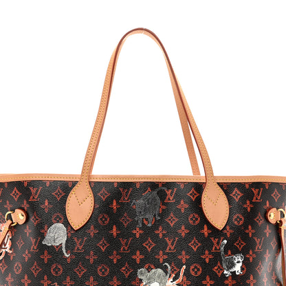 Louis Vuitton Catogram Neverfull MM Marron 5 of 9