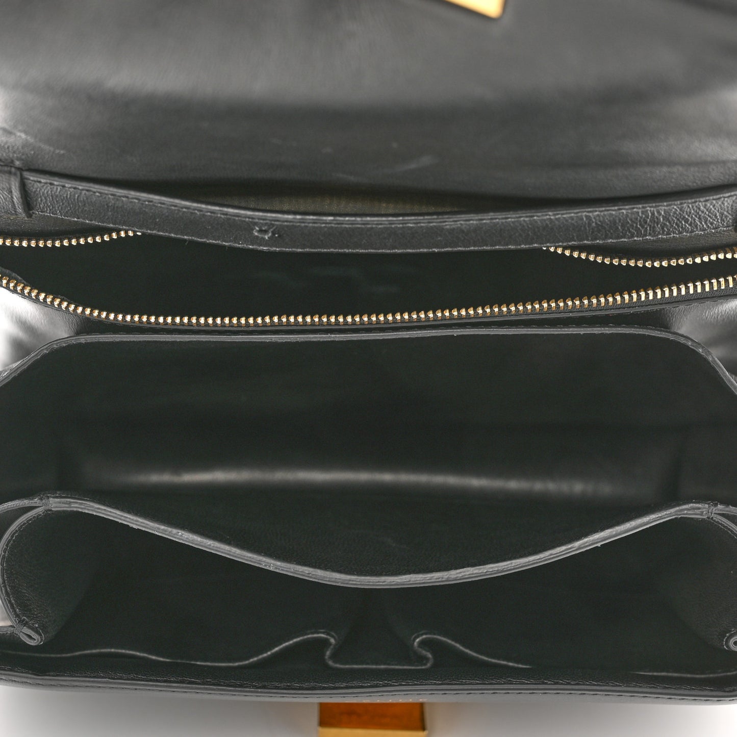 Box Calfskin Medium Classic Box Flap Bag Black