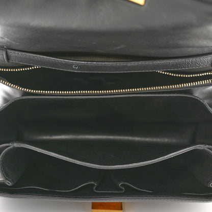 Celine Box Calfskin Medium Classic Box Flap Bag Black 5 of 11