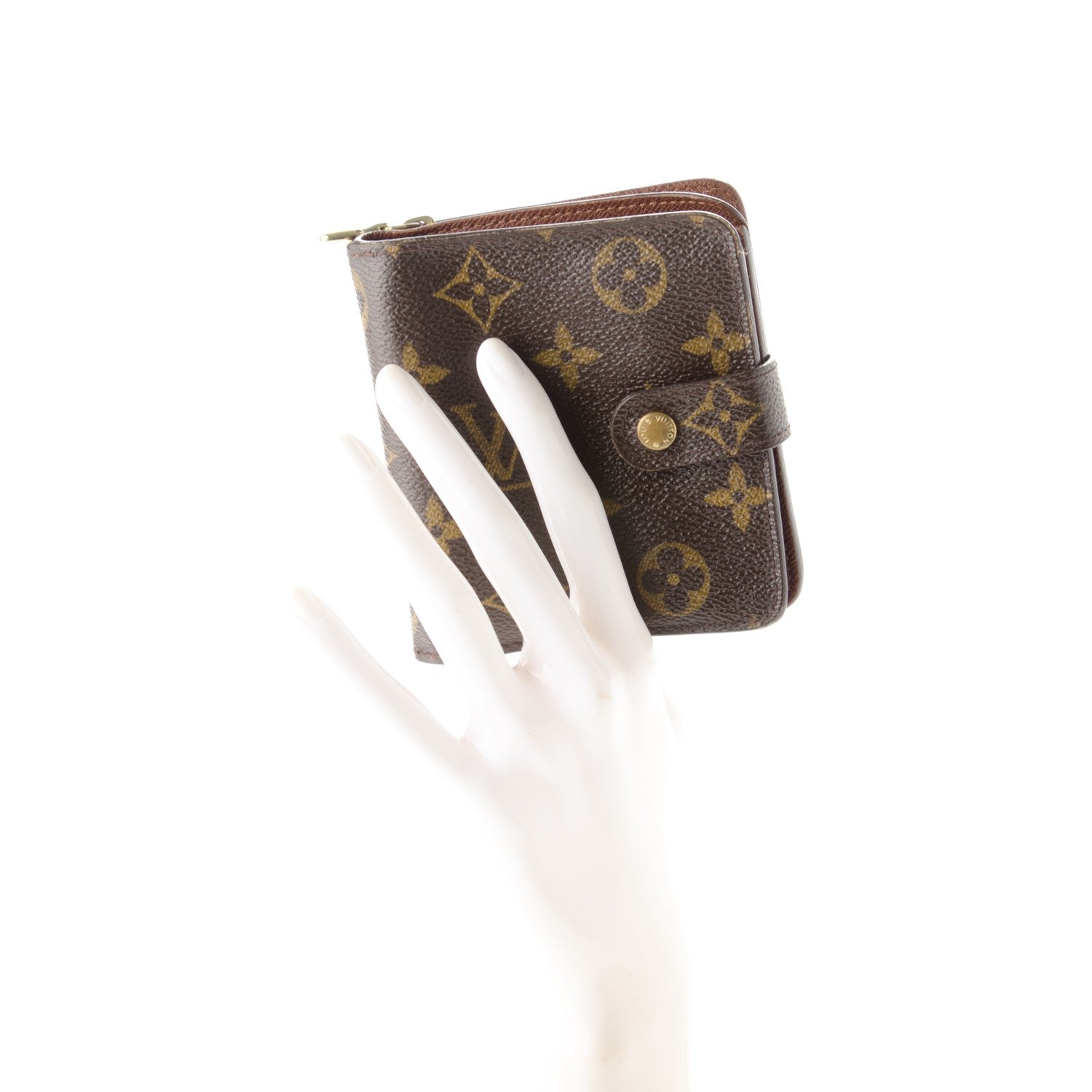 Louis Vuitton Monogram Compact Zippe Zipped Wallet 2 of 7