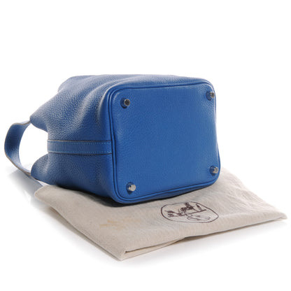 Hermes Taurillon Clemence Picotin Lock PM Mykonos 4 of 7