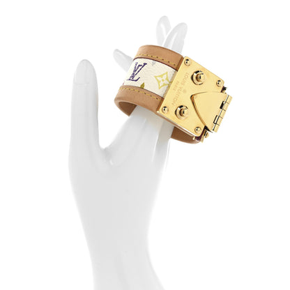 Louis Vuitton Monogram Multicolor S Lock Bracelet White 5 of 12