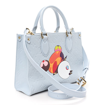 Louis Vuitton LV X TM Empreinte Monogram Onthego PM Washed Blue 3 of 9