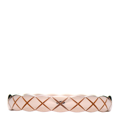 Chanel 18K Beige Gold Mini Coco Crush Ring 54 6.75 1 of 5