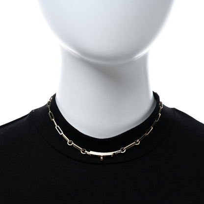 Hermes 18K Yellow Gold Kelly Chaine Choker Necklace 3 of 6