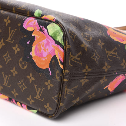 Louis Vuitton Monogram Roses Neverfull MM 9 of 10