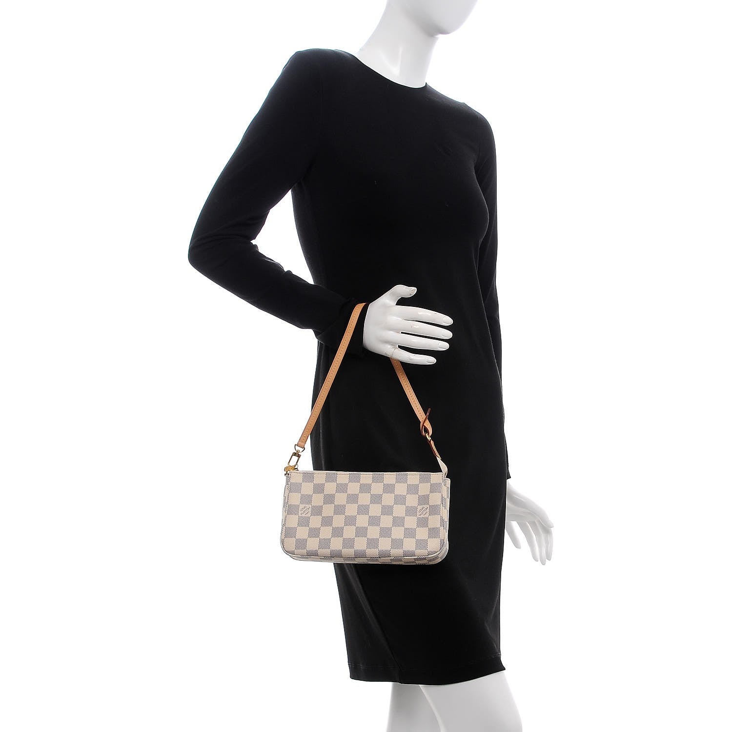 Louis Vuitton Damier Azur Pochette Accessories NM 2 of 7