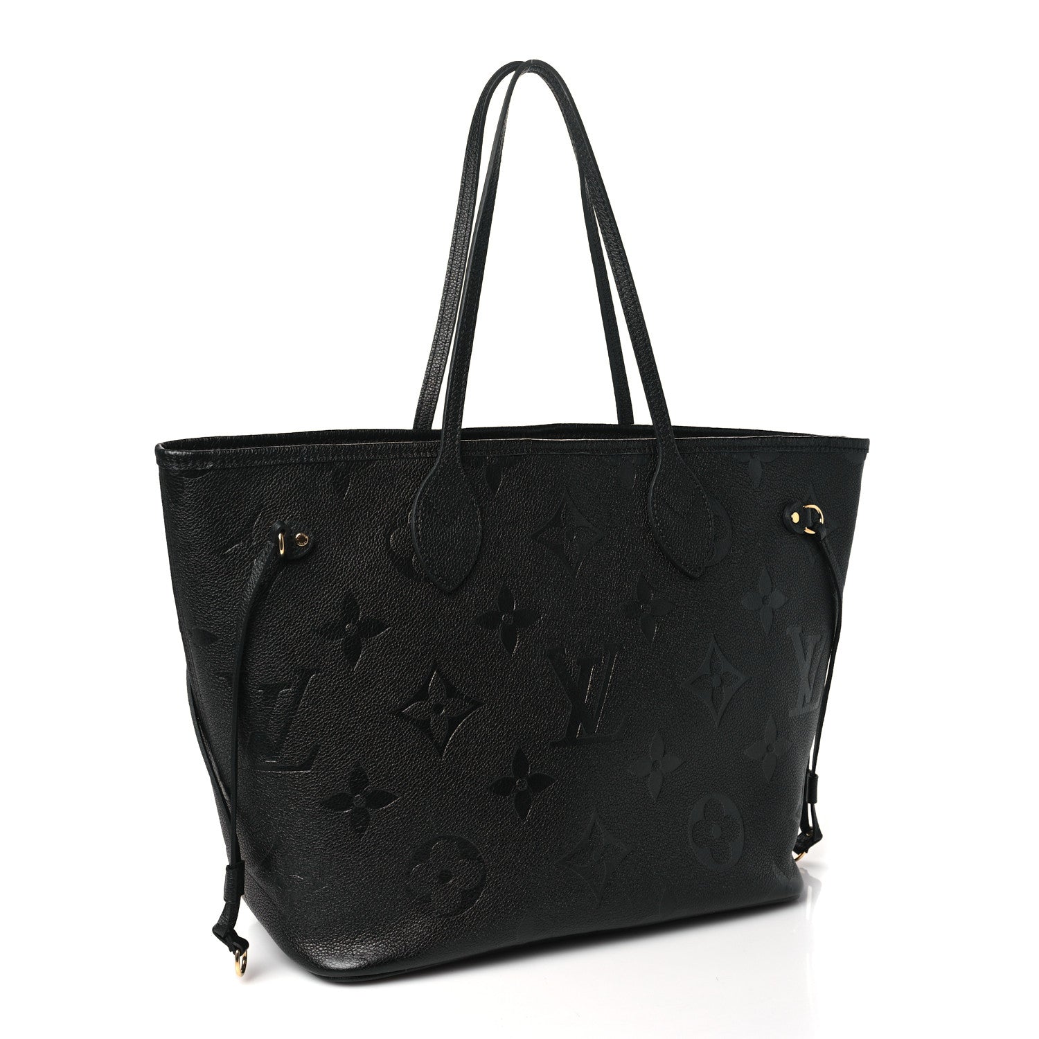 Louis Vuitton Empreinte Monogram Giant Neverfull MM Black 4 of 10