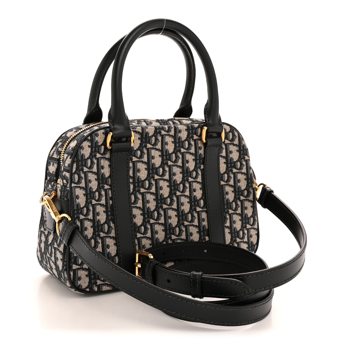 Oblique East West Medium D-Vibe Bowling Bag Navy