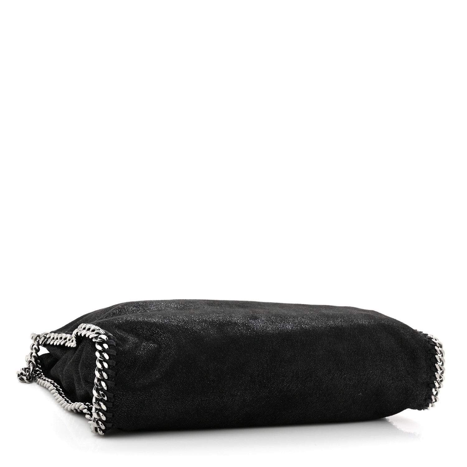 Stella McCartney Shaggy Deer Small Falabella Fold Over Tote Black 4 of 9