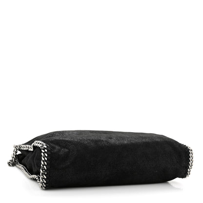 Stella McCartney Shaggy Deer Small Falabella Fold Over Tote Black 4 of 9
