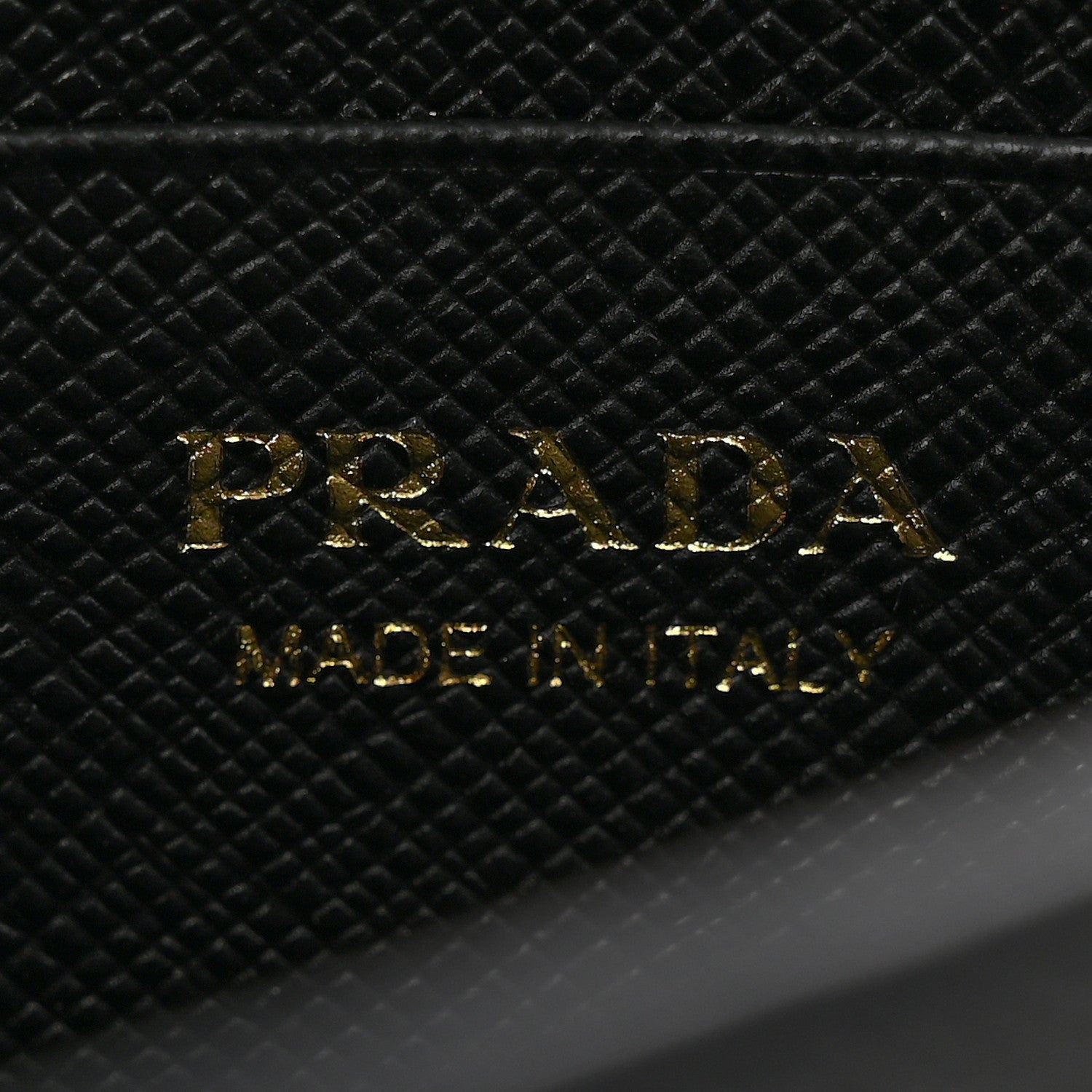Prada Saffiano Shine Monochrome Mini Flap Crossbody Wristlet Bag Black 6 of 11