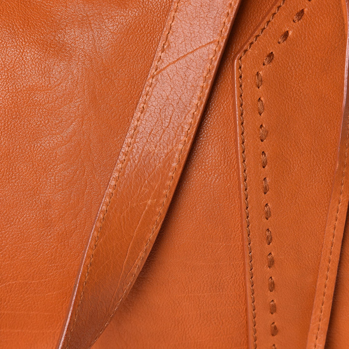 Calfskin Large Muse Orange