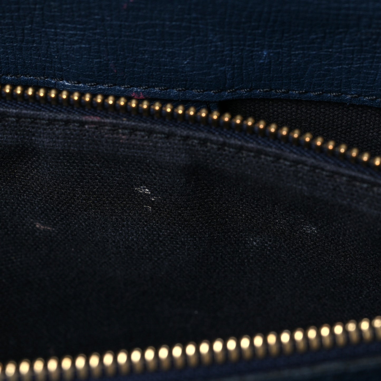 Grainy Calfskin House Check Medium Banner Tote Ink Blue