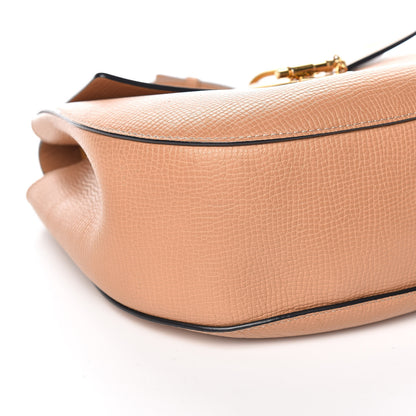 Chloe Grained Calfskin Lambskin Medium Bi-Color Drew Shoulder Bag Wet Sand Sunflower 10 of 13