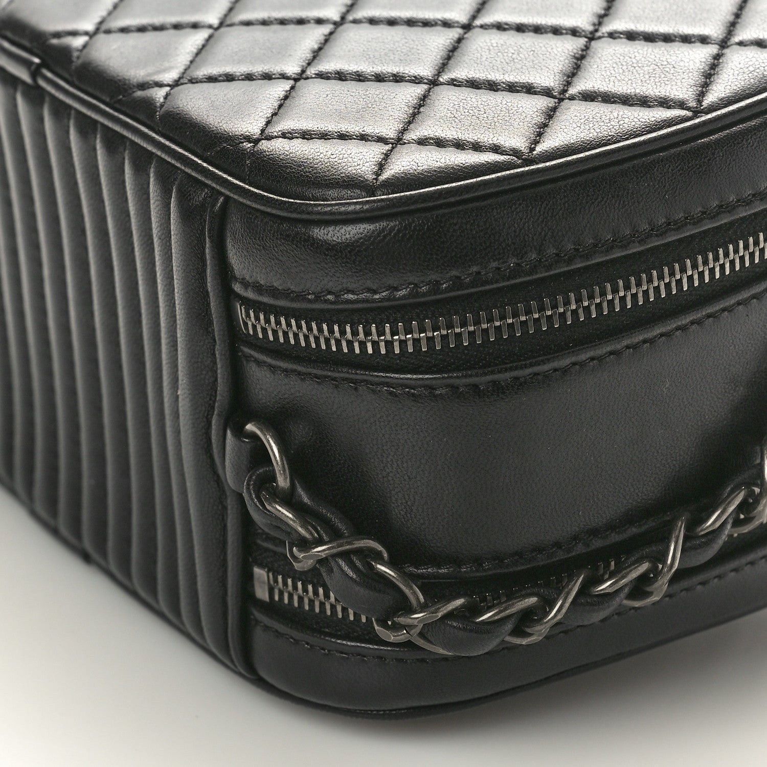 Chanel Lambskin Small Coco Boy Camera Case Black 11 of 11