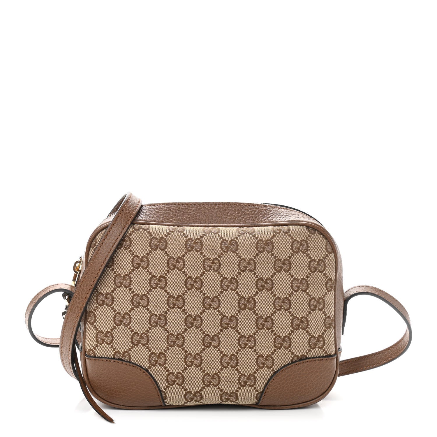 Gucci Monogram Mini Bree Messenger Bag Beige Tabacco 1 of 11