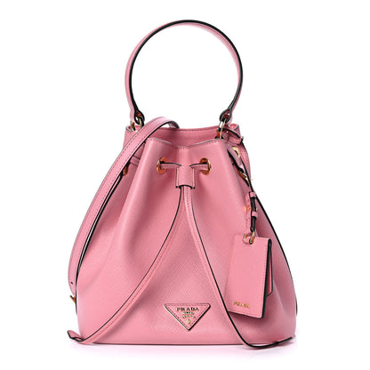 Prada Saffiano Cuir Bucket Bag Petalo 1 of 10
