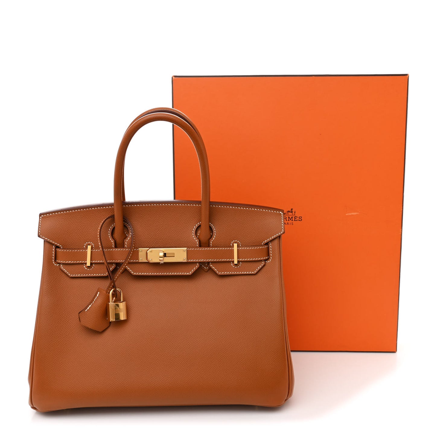 Epsom Birkin 30 Gold