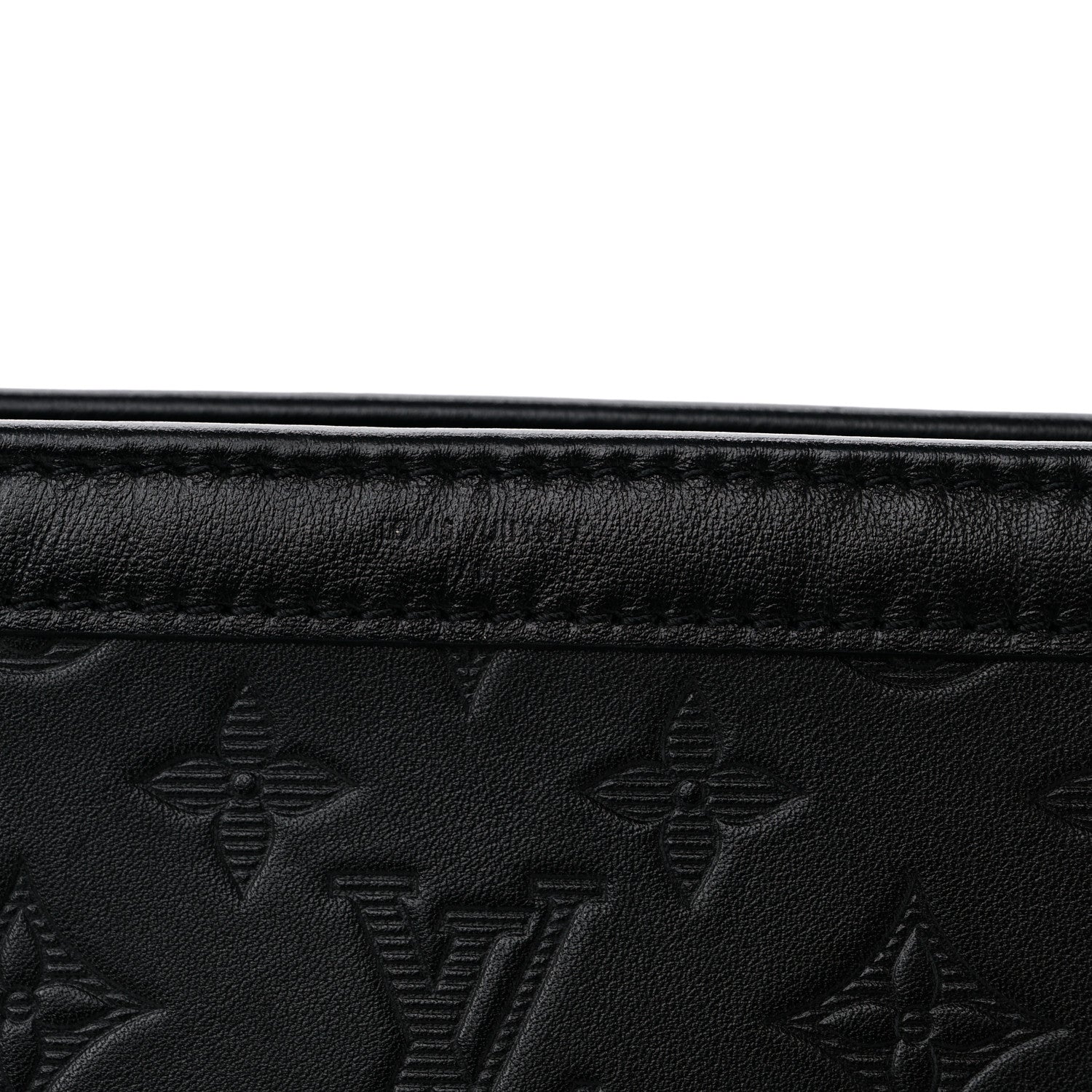 Louis Vuitton Calfskin Monogram Shadow Gaston Wearable Wallet 9 of 9
