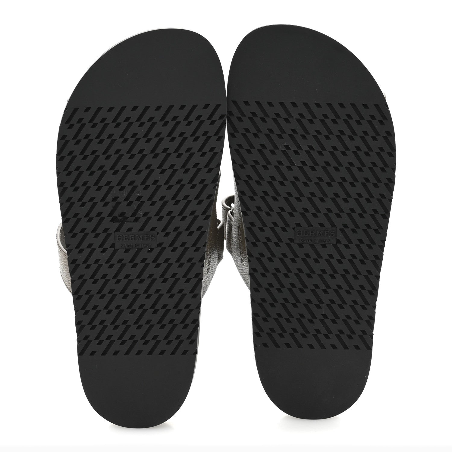 Hermes Epsom Womens Chypre Sandals 39.5 Etoupe 6 of 10