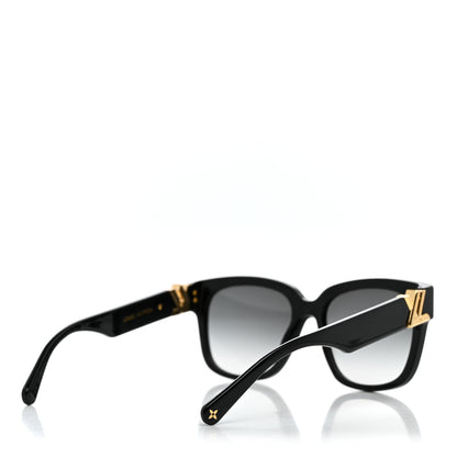 Louis Vuitton Acetate LV GO-14 Square Sunglasses Z2120W Black 4 of 6