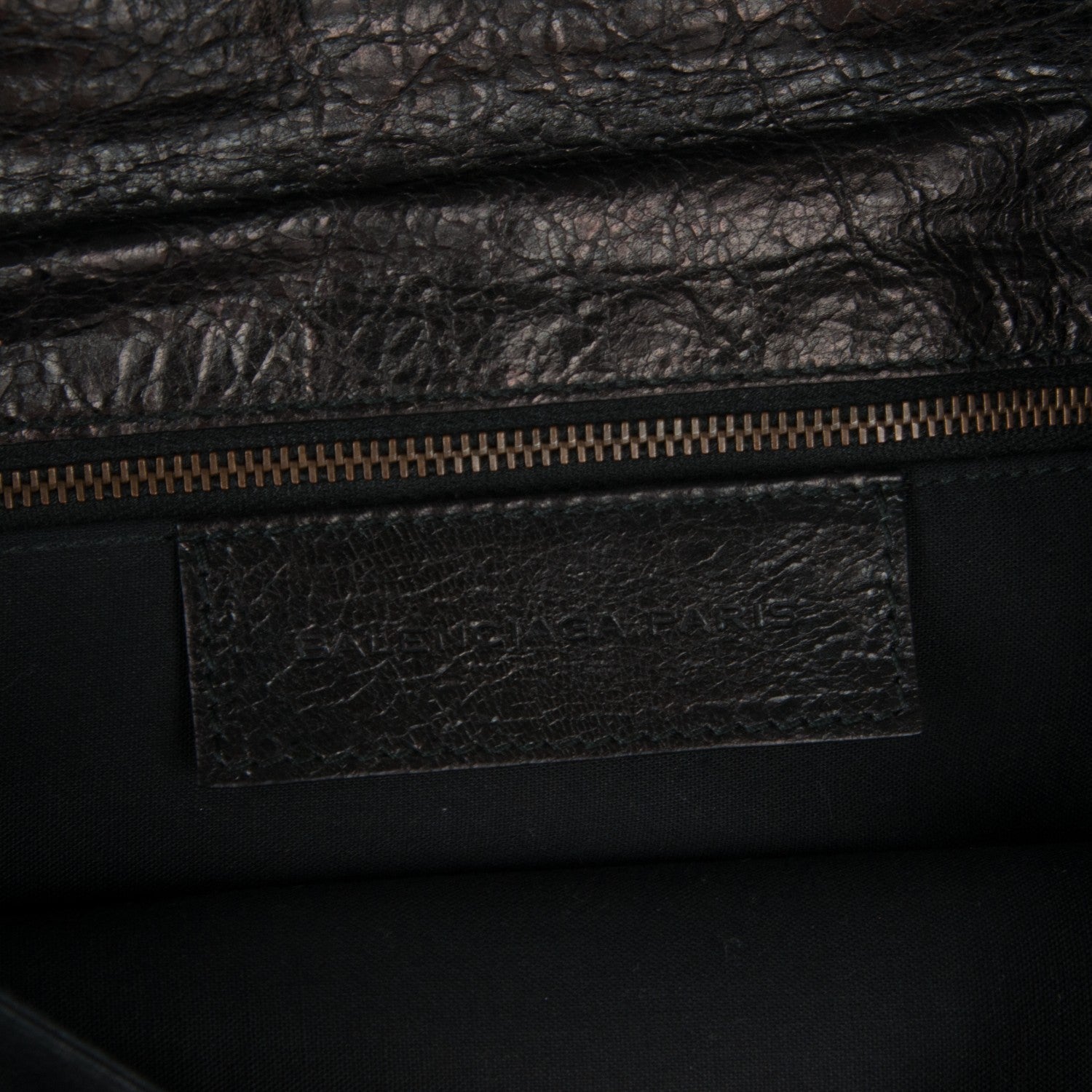 Balenciaga Agneau Classic Hardware Envelope Clutch Black 6 of 7