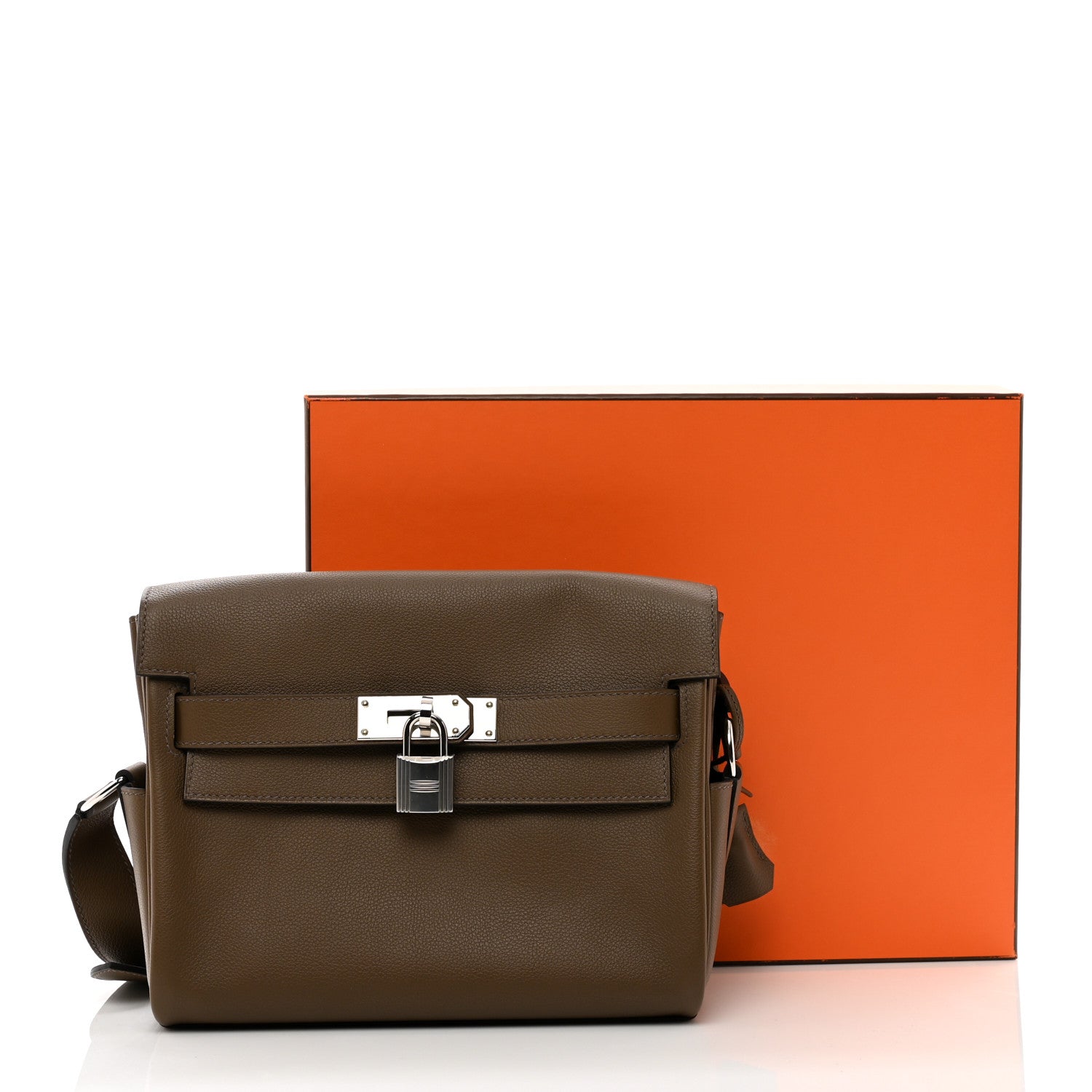 Hermes Evercolor Kelly Messenger PM Ecorce 10 of 10
