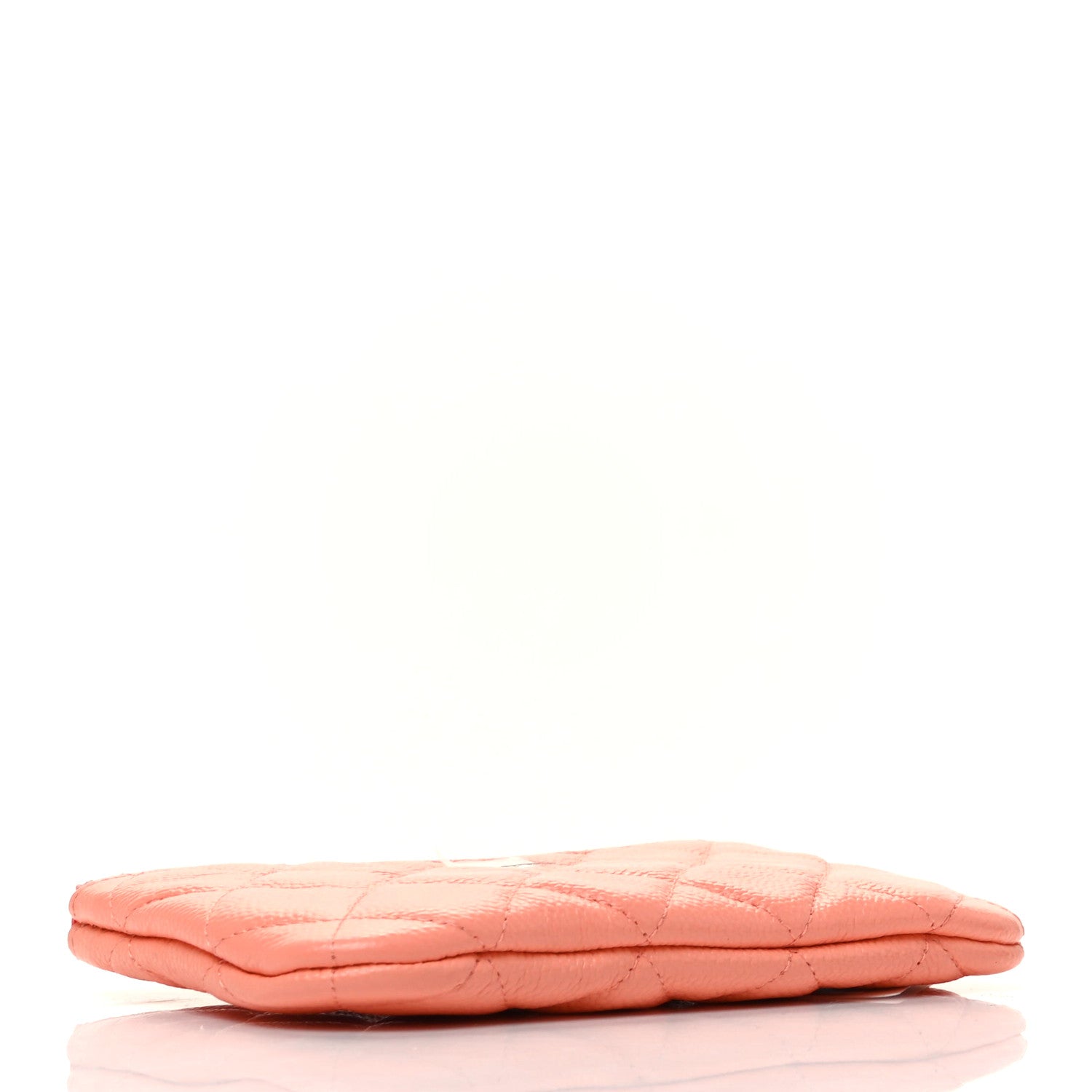 Chanel Caviar Quilted Small Cosmetic Case Coral 4 of 8