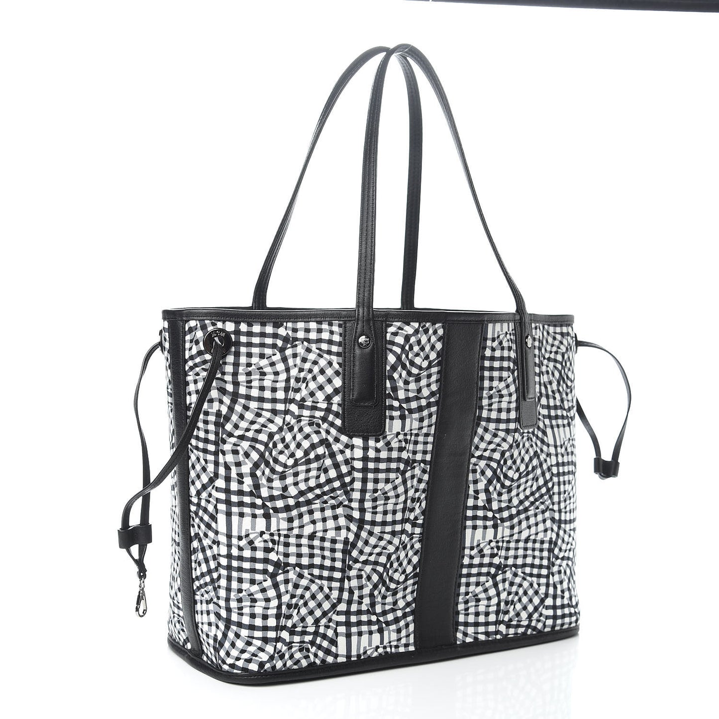 Visetos Medium Liz Reversible Shopper Tote Black