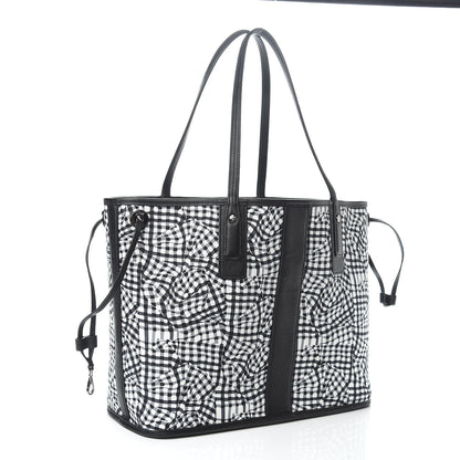 MCM Visetos Medium Liz Reversible Shopper Tote Black 7 of 14