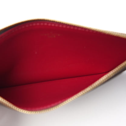 Louis Vuitton Monogram Felicie Chain Wallet Zippered Insert Fuchsia 4 of 5