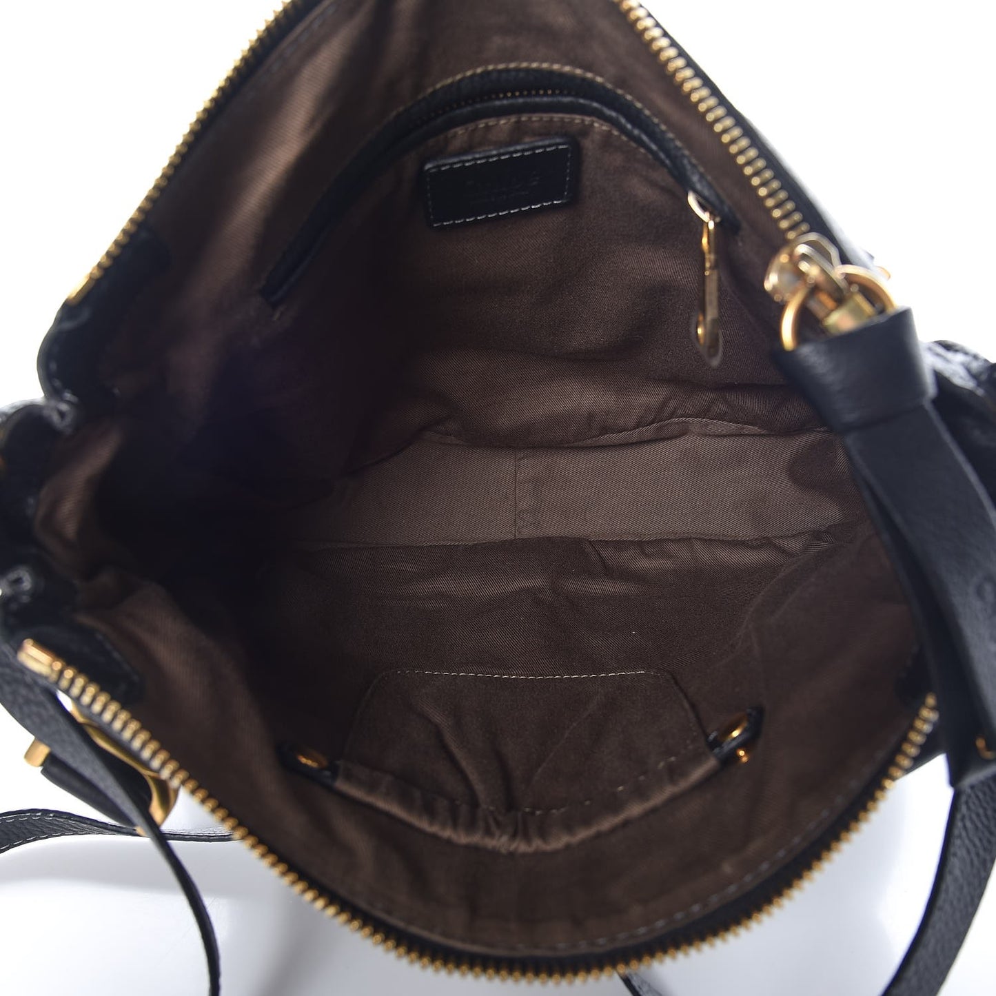 Calfskin Medium Marcie Satchel Black