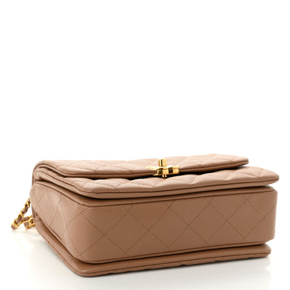 Chanel Caviar Quilted Coco First Flap Beige 4 of 11