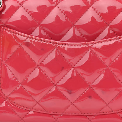 Chanel Patent Quilted Mini Square Flap Pink 7 of 12