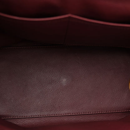 Louis Vuitton Ostrich Lizard Majestueux Tote MM Bordeaux 5 of 13