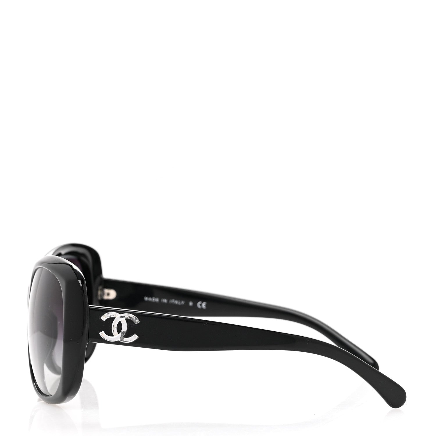 Chanel Acetate Polarized CC Sunglasses 5183 Black 3 of 8