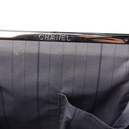 Chanel Glazed Calfskin Quilted Small Mademoiselle Frame Bag Purple 11 of 11