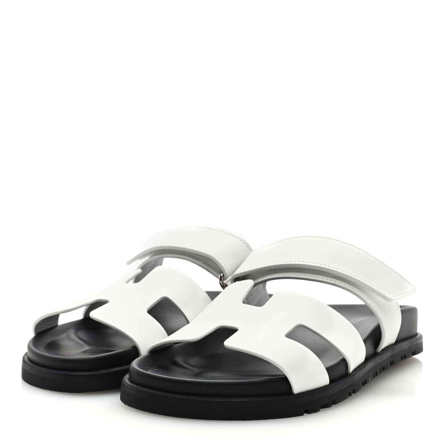 Calfskin Womens Chypre Sandals 37 White