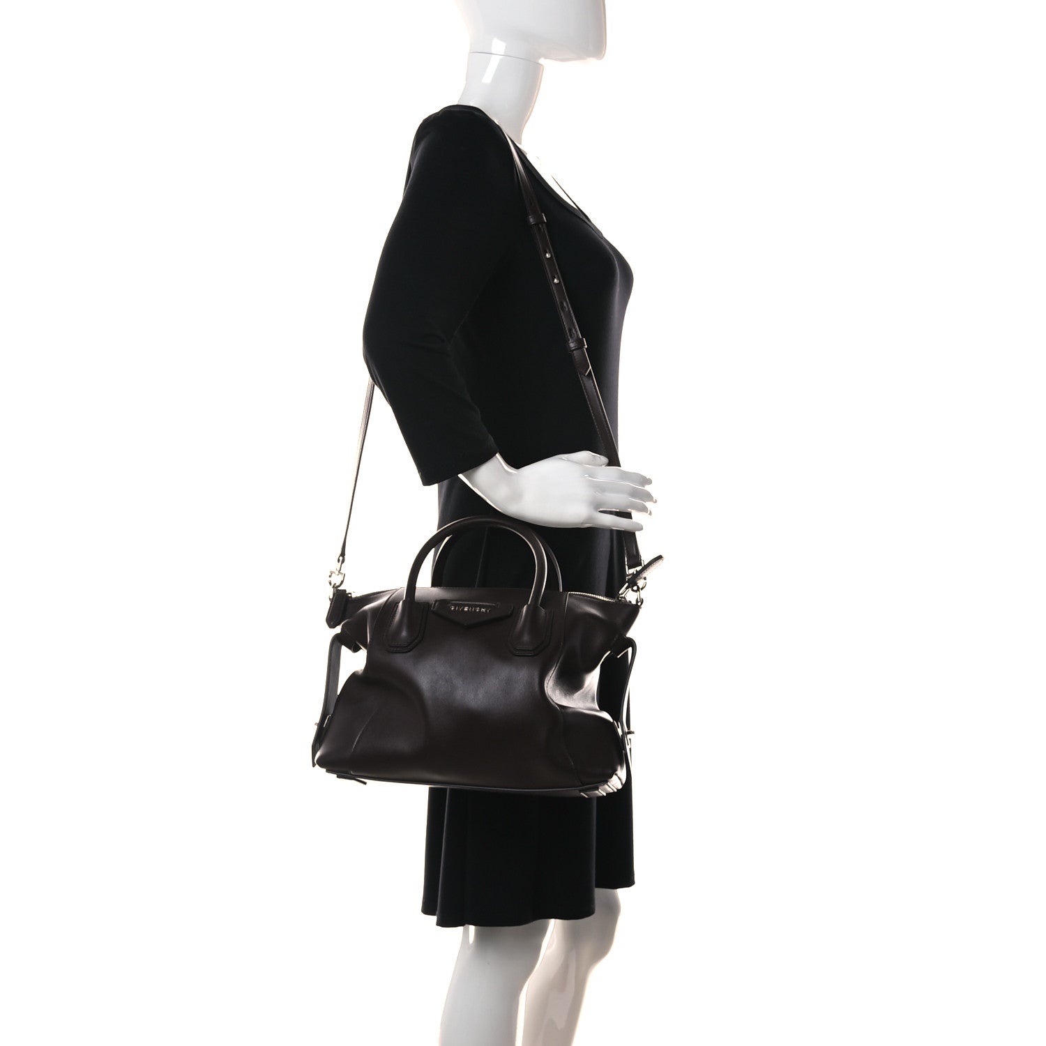 Givenchy Calfskin Small Soft Antigona Chocolate 2 of 13