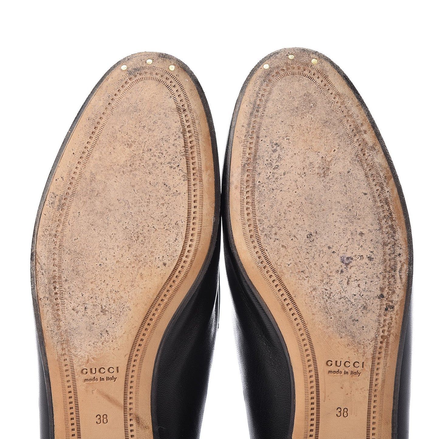 Lambskin Womens Brixton Horsebit Loafers 38 Black