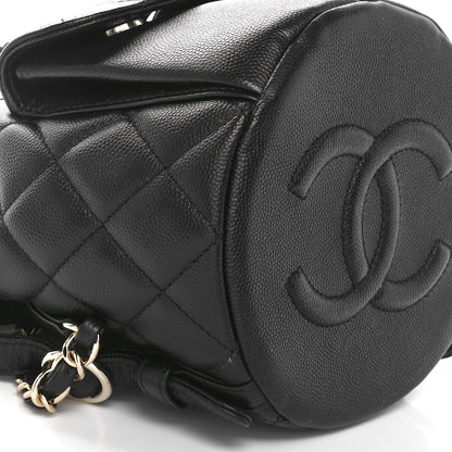 Chanel Caviar Quilted Pockets Backpack Black 8 of 9