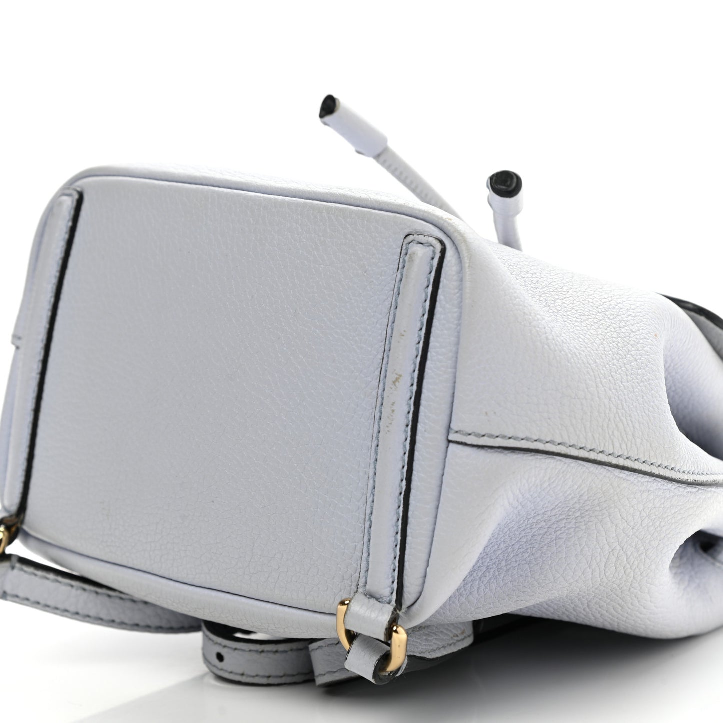 Pebbled Calfskin Sicily Backpack Light Blue